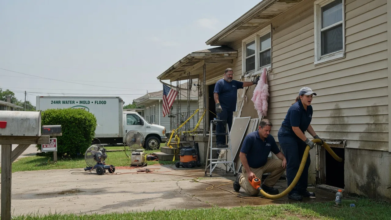 Water Damage Repair in Pleasantville, OH near me